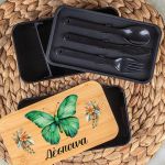 Δοχείου Φαγητού 2 Επιπέδων, με το Όνομα του Παιδιού, Garden