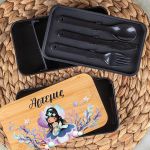 Δοχείου Φαγητού 2 Επιπέδων, με το Όνομα του Παιδιού, Pearl