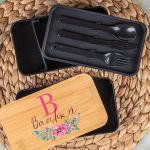 Δοχείου Φαγητού 2 Επιπέδων, με το Όνομα του Παιδιού, Spring