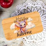 Δοχείου Φαγητού 2 Επιπέδων, με το Όνομα του Παιδιού, Dragon