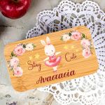 Δοχείου Φαγητού 2 Επιπέδων, με το Όνομα του Παιδιού, Bunny