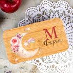 Δοχείου Φαγητού 2 Επιπέδων, με το Όνομα του Παιδιού, Moon