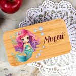 Δοχείου Φαγητού 2 Επιπέδων, με το Όνομα του Παιδιού, Bubbles