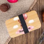 Δοχείου Φαγητού 2 Επιπέδων, με το Όνομα του Παιδιού, Clouds