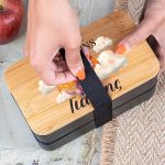 Δοχείου Φαγητού 2 Επιπέδων, με το Όνομα του Παιδιού, Dragon