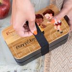 Δοχείου Φαγητού 2 Επιπέδων, με το Όνομα του Παιδιού, Shot