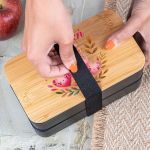 Δοχείου Φαγητού 2 Επιπέδων, με το Όνομα του Παιδιού, Hearts