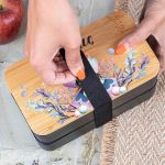 Δοχείου Φαγητού 2 Επιπέδων, με το Όνομα του Παιδιού, Pearl