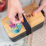 Δοχείου Φαγητού 2 Επιπέδων, με το Όνομα του Παιδιού, Bubbles