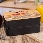 Δοχείου Φαγητού 2 Επιπέδων, με το Όνομα του Παιδιού, Truck