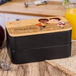 Δοχείου Φαγητού 2 Επιπέδων, με το Όνομα του Παιδιού, Shot