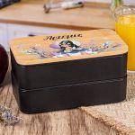 Δοχείου Φαγητού 2 Επιπέδων, με το Όνομα του Παιδιού, Pearl