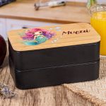 Δοχείου Φαγητού 2 Επιπέδων, με το Όνομα του Παιδιού, Bubbles