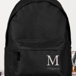 Σχολική Τσάντα Γυμνασίου και Λύκειου, Μαύρο Χρώμα, Minimal