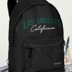 Σχολική Τσάντα Γυμνασίου και Λύκειου, Μαύρο Χρώμα, California