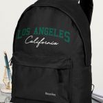 Σχολική Τσάντα Γυμνασίου και Λύκειου, Μαύρο Χρώμα, California