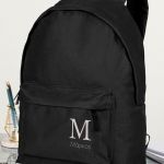 Σχολική Τσάντα Γυμνασίου και Λύκειου, Μαύρο Χρώμα, Minimal