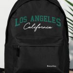 Σχολική Τσάντα Γυμνασίου και Λύκειου, Μαύρο Χρώμα, California