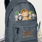 Σχολική Τσάντα Δημοτικού, Γκρι Χρώμα, Jungle Boy