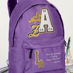 Σχολική Τσάντα Δημοτικού και Γυμνασίου, Μωβ Χρώμα, LA