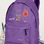 Σχολική Τσάντα Δημοτικού και Γυμνασίου, Μωβ Χρώμα, Cool