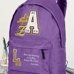 Σχολική Τσάντα Δημοτικού και Γυμνασίου, Μωβ Χρώμα, LA