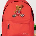 Σχολική Τσάντα Δημοτικού και Γυμνασίου, Κόκκινο Χρώμα, Teddy