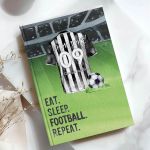 Σκληρόδετο Premium Τετράδιο με Σχέδιο Μαύρος Παίχτης