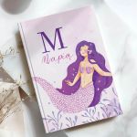 Σκληρόδετο Premium Τετράδιο με Σχέδιο Ευτυχισμένη Γοργόνα