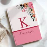 Σκληρόδετο Premium Τετράδιο με Σχέδιο Πολύχρωμα Λουλούδια