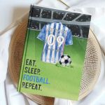 Σκληρόδετο Premium Τετράδιο με Σχέδιο Μπλε Παίχτης