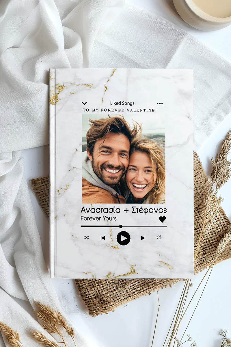Σκληρόδετο Premium Τετράδιο με Σχέδιο Παντοτινή Αγάπη