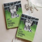 Σκληρόδετο Premium Τετράδιο με Σχέδιο Μαύρος Παίχτης