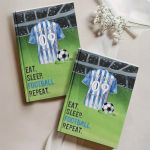 Σκληρόδετο Premium Τετράδιο με Σχέδιο Μπλε Παίχτης