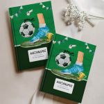 Σκληρόδετο Premium Τετράδιο με Σχέδιο Μπάλα Ποδοσφαίρου