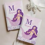 Σκληρόδετο Premium Τετράδιο με Σχέδιο Ευτυχισμένη Γοργόνα