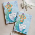 Σκληρόδετο Premium Τετράδιο με Σχέδιο Mermaid Vibes