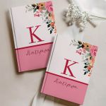 Σκληρόδετο Premium Τετράδιο με Σχέδιο Πολύχρωμα Λουλούδια