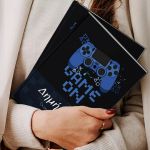 Σκληρόδετο Premium Τετράδιο με Σχέδιο Χειριστηριο Κονσόλας