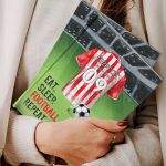 Σκληρόδετο Premium Τετράδιο με Σχέδιο Κόκκινος Παίχτης