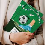 Σκληρόδετο Premium Τετράδιο με Σχέδιο Μπάλα Ποδοσφαίρου