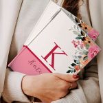 Σκληρόδετο Premium Τετράδιο με Σχέδιο Πολύχρωμα Λουλούδια