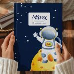 Σκληρόδετο Premium Τετράδιο με Σχέδιο Αστροναύτης
