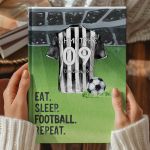 Σκληρόδετο Premium Τετράδιο με Σχέδιο Μαύρος Παίχτης