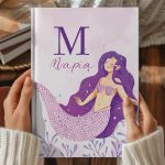 Σκληρόδετο Premium Τετράδιο με Σχέδιο Ευτυχισμένη Γοργόνα