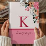 Σκληρόδετο Premium Τετράδιο με Σχέδιο Πολύχρωμα Λουλούδια