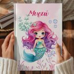 Σκληρόδετο Premium Τετράδιο με Σχέδιο Γλυκιά Γοργόνα