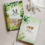 Σκληρόδετο Premium Τετράδιο με Σχέδιο Ζώα της Ζούγκλας