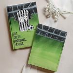 Σκληρόδετο Premium Τετράδιο με Σχέδιο Μαύρος Παίχτης