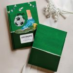 Σκληρόδετο Premium Τετράδιο με Σχέδιο Μπάλα Ποδοσφαίρου